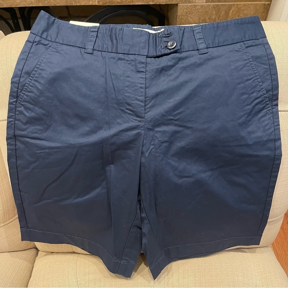 BR: NWT Vineyard Vineyards Dayboat Bermuda Shorts Women’s 6 Navy 10.5 Inseam
